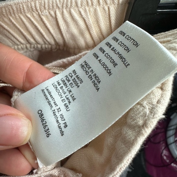 Free People Lotta Love linen trousers size 6 - Picture 7 of 7